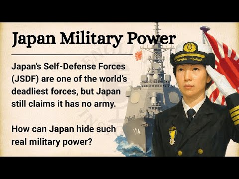 🇯🇵 Why Japan Has "No" Military? || Learn English Through Story Level 2 || Graded Reader