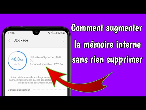 Comment augmenter la mémoire interne sans rien supprimer