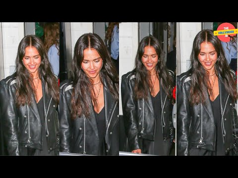 JESSICA ALBA MAKES A CHIC MIDNIGHT EXIT FROM WALLY’S AFTER A FUN GIRLS’ NIGHT IN BEVERLY HILLS, CA!!