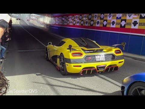 SUPERCARS ARRIVING IN TUNNEL! F12 N-Largo S, Regera, Agera R, Zenvo TSR-S, 2JZ Supra's, Aventadors!!