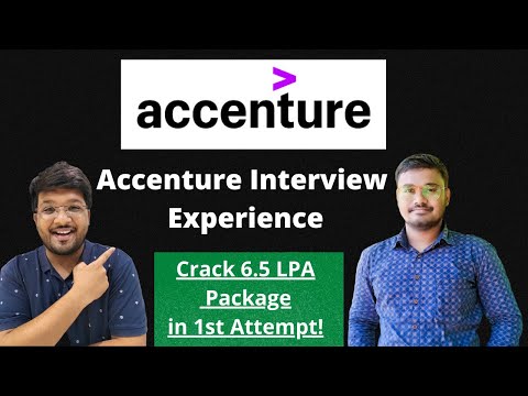 Accenture Interview Experience | Crack 6.5 LPA | Interview Questions & Answers 🔥🔥