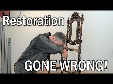 Extreme restoration of an old (and seemingly fine) chair