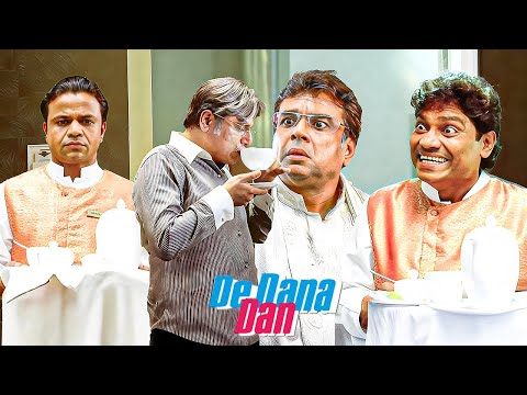 अबे ये चाय है या ईरांडा का तेल | De Dana Dan Movie Scene | Johny Lever , Rajpal Best Comedy Scene