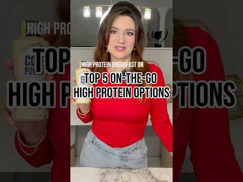Top 5 On-The-Go High Protein Breakfasts/Snacks (20-30g) to Stay on Track This Holiday Season