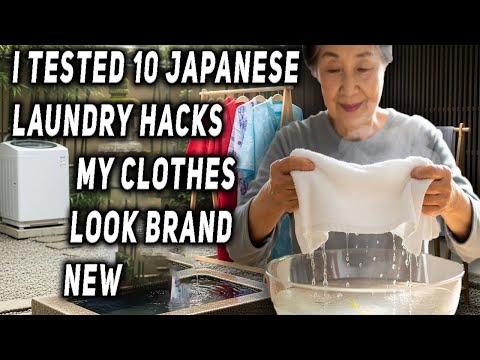 I Tested 10 Japanese Laundry Hacks — My Clothes Look Brand New