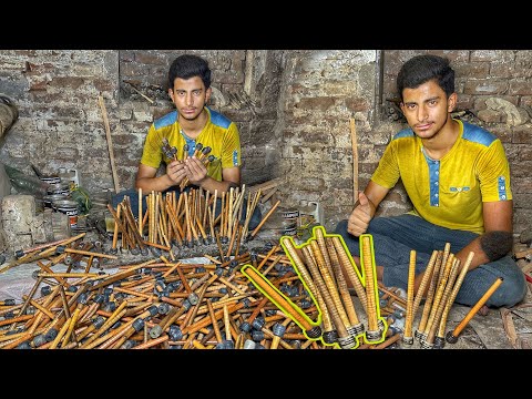 Incredible Process Of Making Wooden Bobbins to use Weaving Power Looms |Creative Woodworking Process