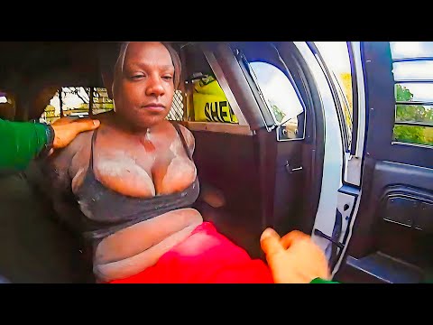 Most Disgusting Nasty Karen Cops Have Ever Encountered, Goes Total Berserk, Spits & Bites Cops!