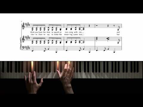 Frank Sinatra & Nancy Sinatra − Somethin' Stupid − Piano Cover + Sheet Music