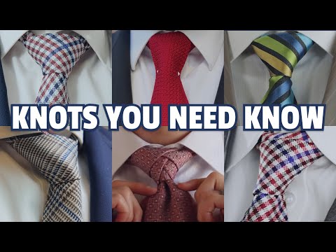 6 Essential Tie Knots Every Gentleman Should Know! 🎉