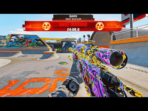 I DROPPED A NUKE WITH EVERY SNIPER IN 24 HOURS.. (COD Challenge)