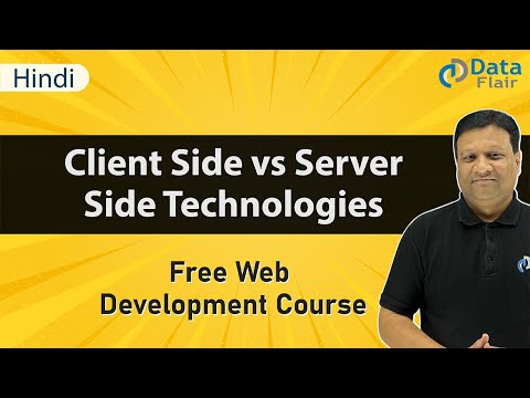 Client Side Technology vs Server Side Technology in Hindi | Web Development Tutorial for Beginners