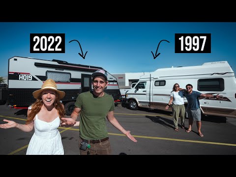 We Traded Our 2022 Travel Trailer for a VINTAGE CAMPER VAN! | RV Swap with Travel Beans!