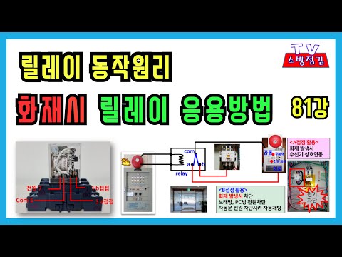 81강) 릴레이 구조원리 및 화재시 릴레이 사용방법