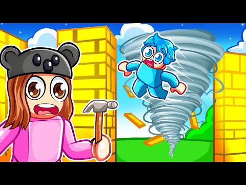 Roblox BUILD To Survive NATURAL DISASTERS..