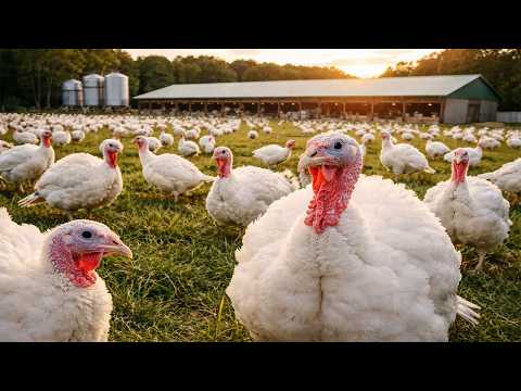 How Millions of Turkeys Are Raised and Processed | Modern Turkey Production