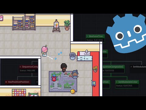 Making a non-violent twin stick shooter in 2 weeks using Godot 4