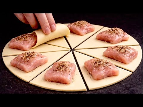 Diese Blätterteig-Hähnchen-Vorspeise rettet jede Party | Knusprig & fertig in 20 Minuten