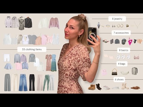 Everything I Own: Minimalist Wardrobe (33 Clothing Items • 66 Total)