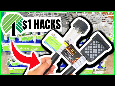 Dollar Tree Solar Light Hacks (DIYS so GENIUS)!