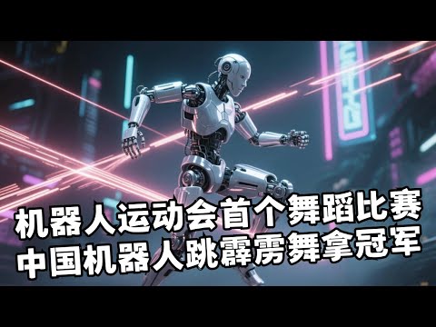 世界机器人运动会首个舞蹈比赛! 中国机器人光速跳霹雳舞, 地板动作超越人类极限, 拿下冠军全场沸腾!｜直播回放