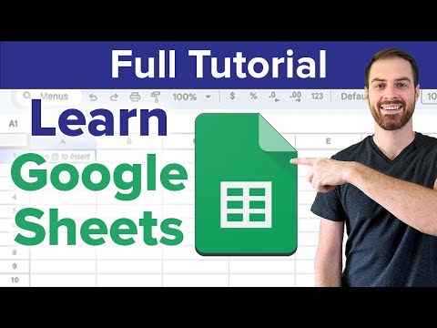 Learn Google Sheets FAST: Sorting, Functions, Charts and More