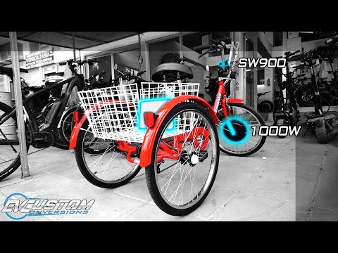 Clermont Tricycle Conversion to Electric 1000Watt  48Volts