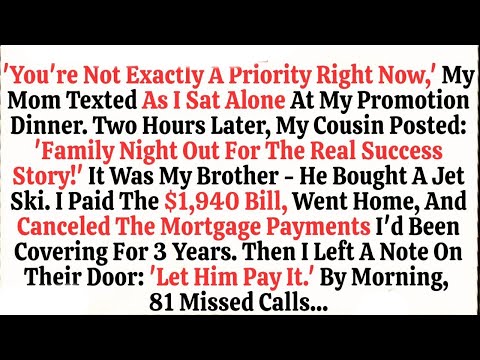 ‘You’re Not Exactly A Priority Right Now,’ My Mom Texted As I Sat Alone At