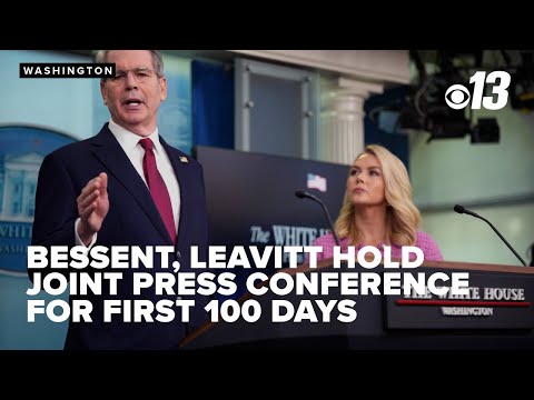 White House press briefing with Press Secretary Karoline Leavitt, Treasury Secretary Scott Bessent