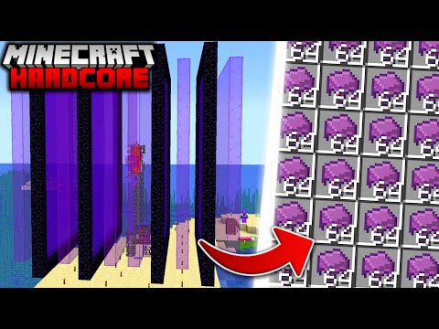 I Built a SHULKER FARM in Minecraft Hardcore (#53)