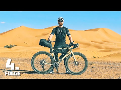 🇲🇦 Die Sahara Wüste! 1.700km mit dem Fahrrad durch Marokko - Bikepacking Abenteuer - Folge 4