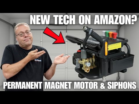 NEW AMAZON Pressure Washer Technology | Tecology | Permanent Magnet Motor