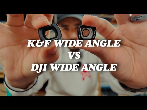 Comparing The Official DJI Wide Angel Lens Vs. K&F Wide Angle Lens | Osmo Pocket 3