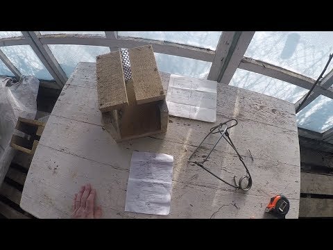 Установка кулёмки в ящик (Будни охотника и рыбака)