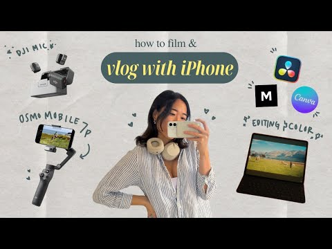 How to Film your First Vlog on iPhone *tips for beginners*