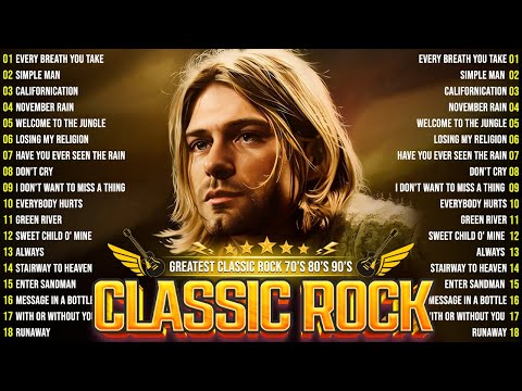Best Classic Rock Songs Of All Time🔥Metallica, ACDC, Aerosmith, Bon Jovi💥70s 80s 90s Classic Rock