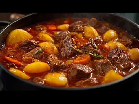 The Tastiest Beef Stew Recipe Ever! You've definitely never cooked anything like this!