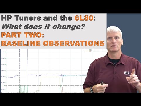 HP Tuners and the 6L80 - What does it actually change? Part TWO - Baseline observations