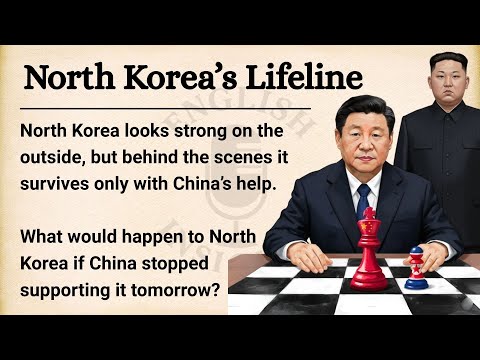 Why North Korea Needs China || Learn English Through Story Level 2 || Graded Reader