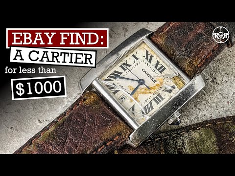 Broken Cartier from eBay - Vintage Cartier Tank Restoration for less than $1,000