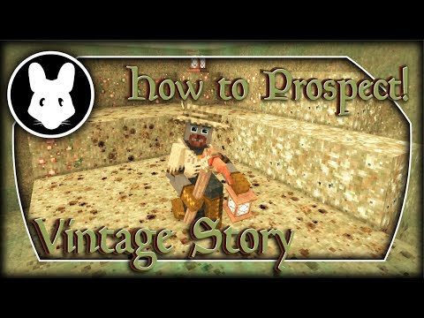 Vintage Story - How to Prospect! - How to Handbook Bit By Bit a