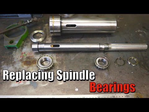 How to replace Spindle Bearings on a Warco Milling Machine