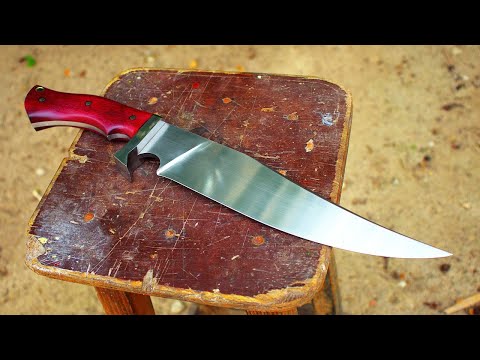 Making a Beautiful Fighter Knife, But Something Went Wrong