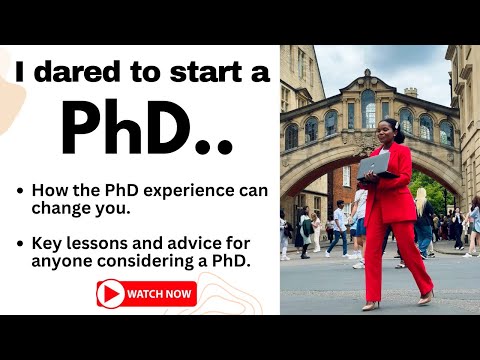 How Starting a PhD Humbled Me | What to know and do before starting a PhD