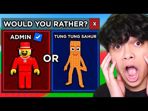 EXTREME Would You Rather in Steal a Brainrot?!