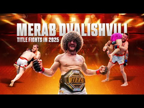 "THREE UFC TITLE FIGHTS" Merab Dvalishvili's incredible 2025!