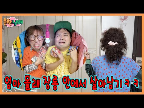 수술하고 돌아온 으뜸이! 엄마몰래 장롱안에서 24시간 살아남기!ㅋㅋㅋ