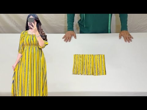 تفصيل وخياطة فستان قندورة بلاستيك والكم رجلان موديل رائع لعاشقات الأناقة dress cutting and stitching