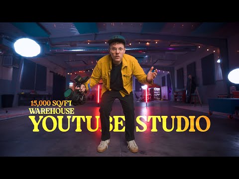 My HUGE YouTube Warehouse! (STUDIO TOUR 2024)