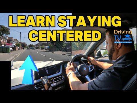 LEARN HOW TO STAY IN THE MIDDLE OF THE LANE | Staying Centered When Driving!
