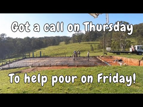 Random concrete pour — I knew more people than expected!